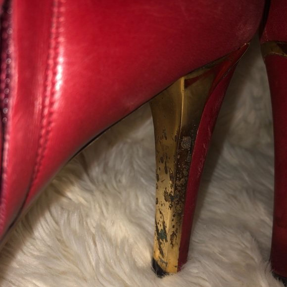 Jimmy Choo Red Boots - Picture 5 of 8